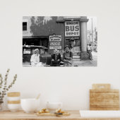 Poster Gare routière : 1938 (Cuisine)