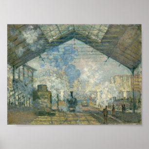 Poster Gare Saint-Lazare - Claude Monet
