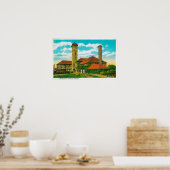 Poster gare Union Depot à Portland, (Cuisine)