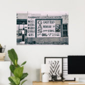 POSTER GARE WACO 1939 (Bureau à domicile)