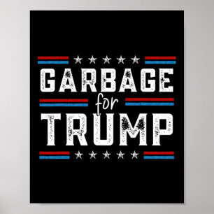 Poster Garge pour Trump 2024 Nous ne sommes pas Garge Vot