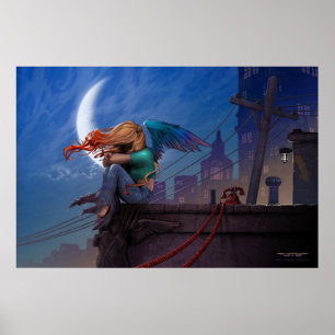 Poster Gargouille par J. Matthew Root