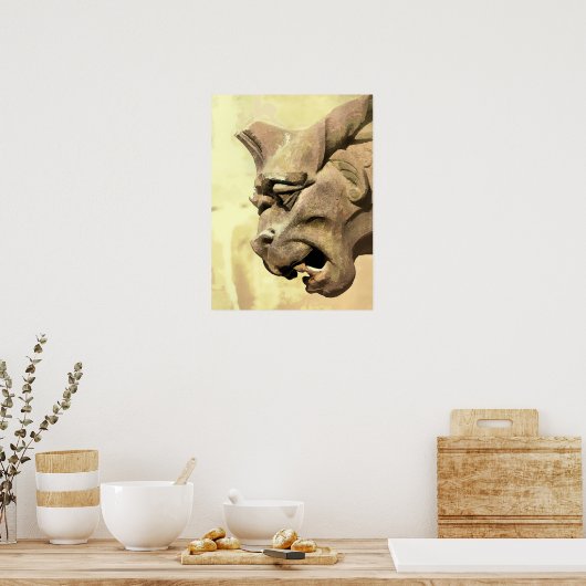 POSTER GARGOYLE (Cuisine)