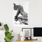 Poster Gargoyle 1 (Bureau à domicile)