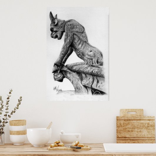 Poster Gargoyle 1 (Cuisine)