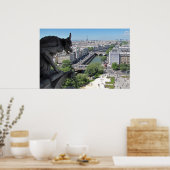 Poster Gargoyle de Notre-Dame veille sur le Paris (Cuisine)