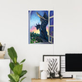 Poster Gargoyle Guardian Imaginaire Art (Bureau à domicile)