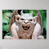 Poster Gargoyle in Garden (Devant)