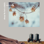 Poster Garland de houblon séché dans l'Arrière - plan nei