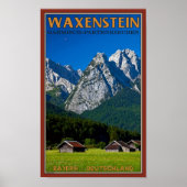 Poster Garmisch - Waxenstein (Devant)