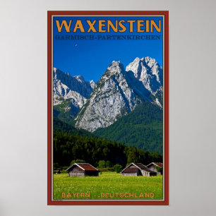 Poster Garmisch - Waxenstein