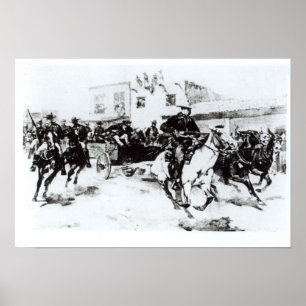 Poster Garret fait entrer Billy the Kid, 1880