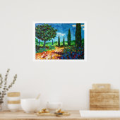 Poster garrigue en Provence (Cuisine)