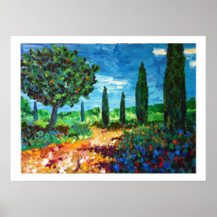 Poster garrigue en Provence