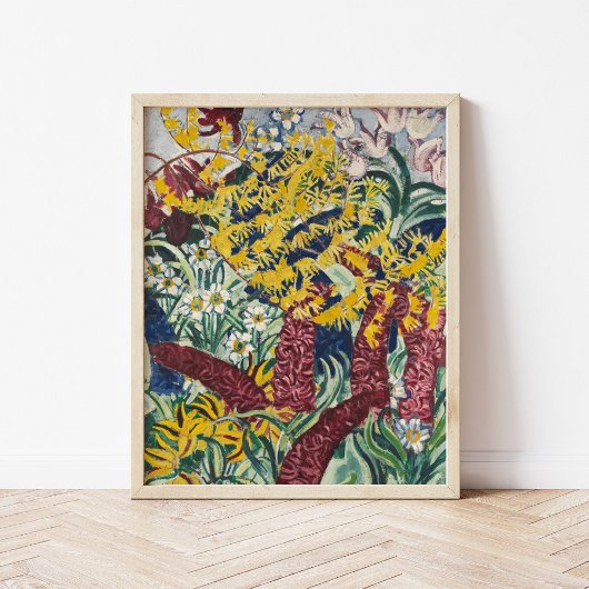 Poster Gartenblumen | August Babberger