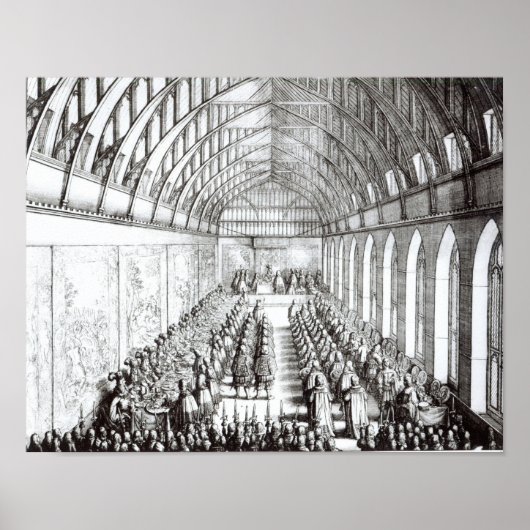 Poster Garter Fête la Souveraine et les Chevaliers (Devant)