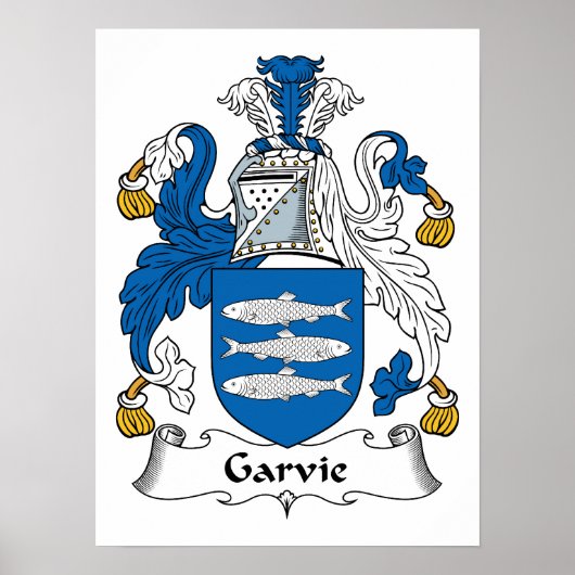 Poster Garvie Family Crest (Devant)