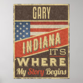 Poster Gary Indiana (Devant)