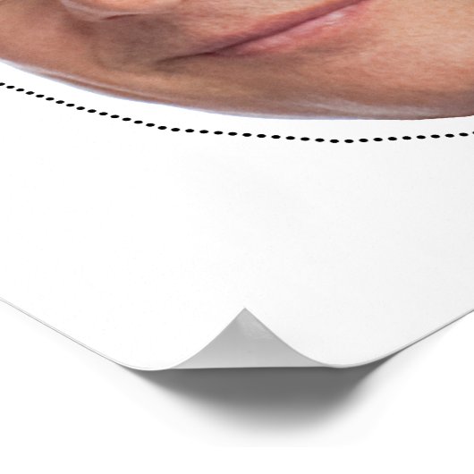 Poster Gary Johnson Mask Cutout (Coin)