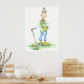 Poster Gary l'affiche du golfeur (Cuisine)