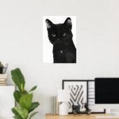 Poster Gary le chat noir (Bureau à domicile)