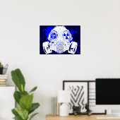 POSTER GAS_MASK_PROTECTION (Bureau à domicile)