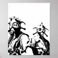 Gas Masks in Black