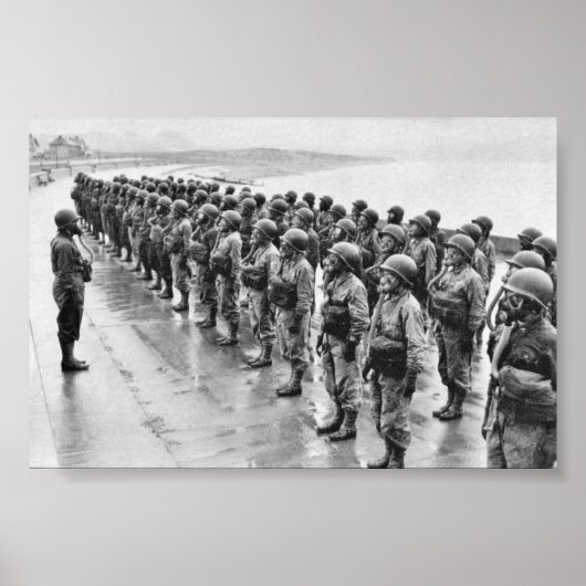 Poster Gasmasques en uniforme de combat (Devant)