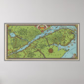 Poster Gaspe Peninsula (Devant)