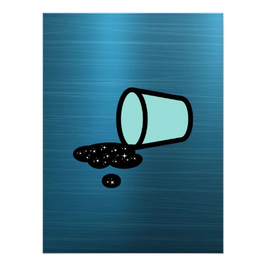 Poster Gaspillage de l'Espace - Infini renversé (Devant)