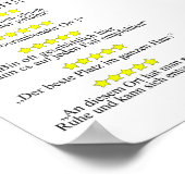 Poster Gästebwertung WC - Gäste Toilette (Coin)