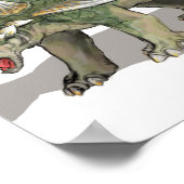 Poster Gastonia burgei - Dinosaure crétacé (Coin)