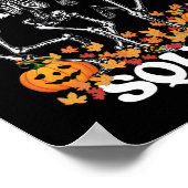 Poster Gastro Squad Halloween Squelette Danser Endoscopie (Coin)