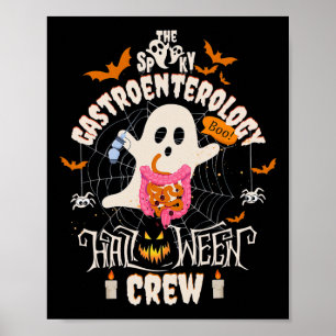 Poster Gastroentérologie Halloween Crew Endo Tech Gi Gast