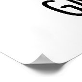 Poster Gasvocado Drôle Farting Avocado Pun (Coin)