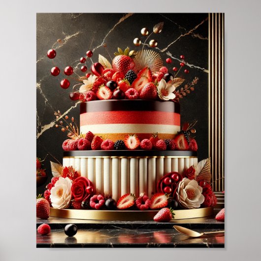 Poster Gâteau (Devant)