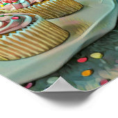 Poster Gâteau à la crème glacée (Coin)