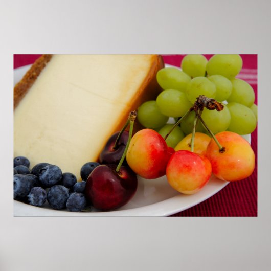 Poster Gâteau Au Fromage Aux Fruits (Devant)