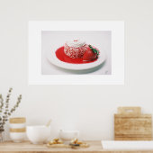 Poster Gâteau aux fraises (Cuisine)