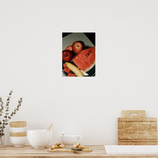 Poster Gâteau aux fruits (Cuisine)