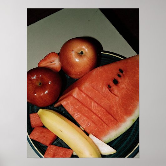 Poster Gâteau aux fruits (Devant)