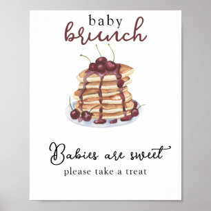 Poster Gâteau bébé Baby shower Les bébés sont mignons