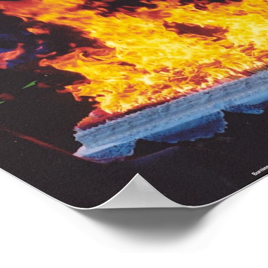 Poster Gâteau brûlant (Coin)