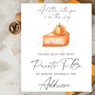 Poster Gâteau d'automne - Aidez les futurs parents occupé