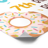 Poster Gâteau de bienvenue d'anniversaire avec des pépite (Coin)