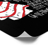 Poster Gâteau de Noël Je ne ferais rien pour Noël Ho (Coin)