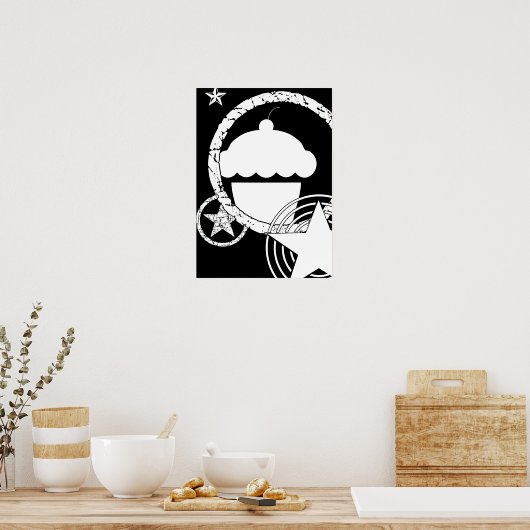 Poster gâteau punk (Cuisine)