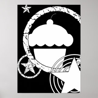 Poster gâteau punk