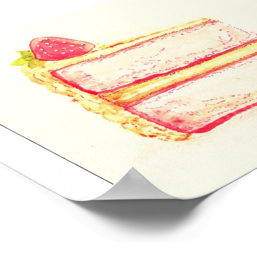 Poster Gâteau vintage (Coin)