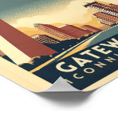 Poster Gateway Arch - St. Louis, Missouri (Coin)